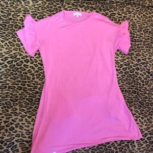 With pockets! Simply southern pink dress